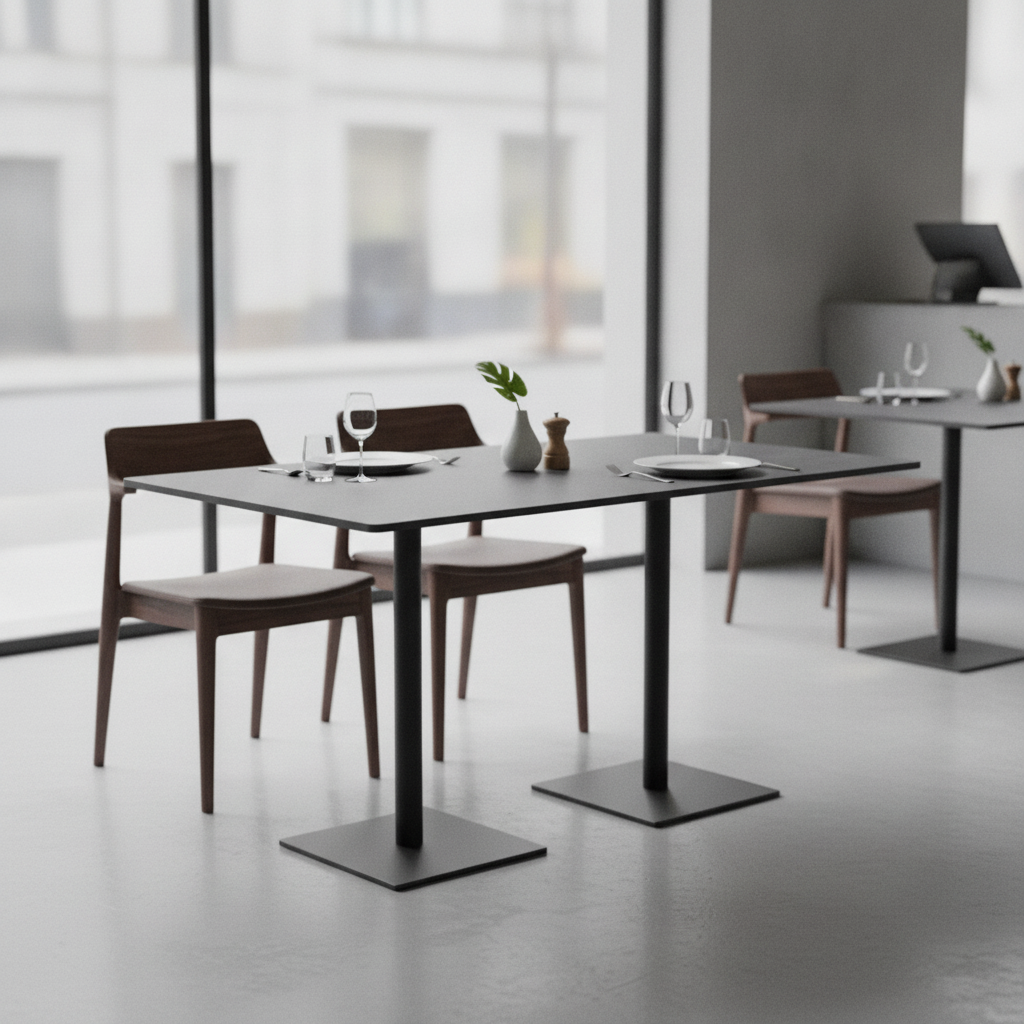 Laminate Rectangular Table Top 1190x690mm for Hospitality