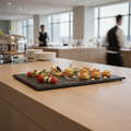 Slate Tray GN 1/1 Black 530x325mm for Buffet Settings