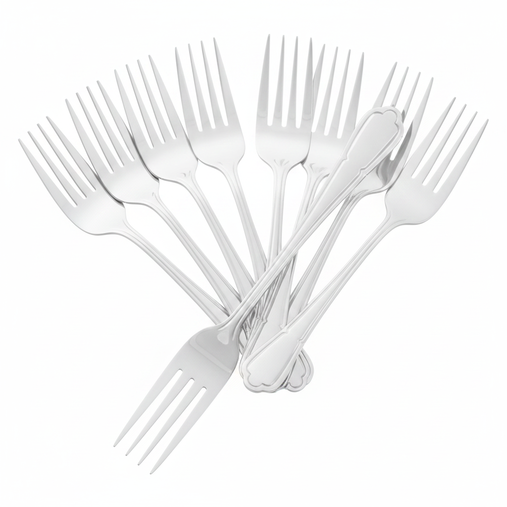 Stainless Steel Table Forks for Fine Dining (Pack of 12)
