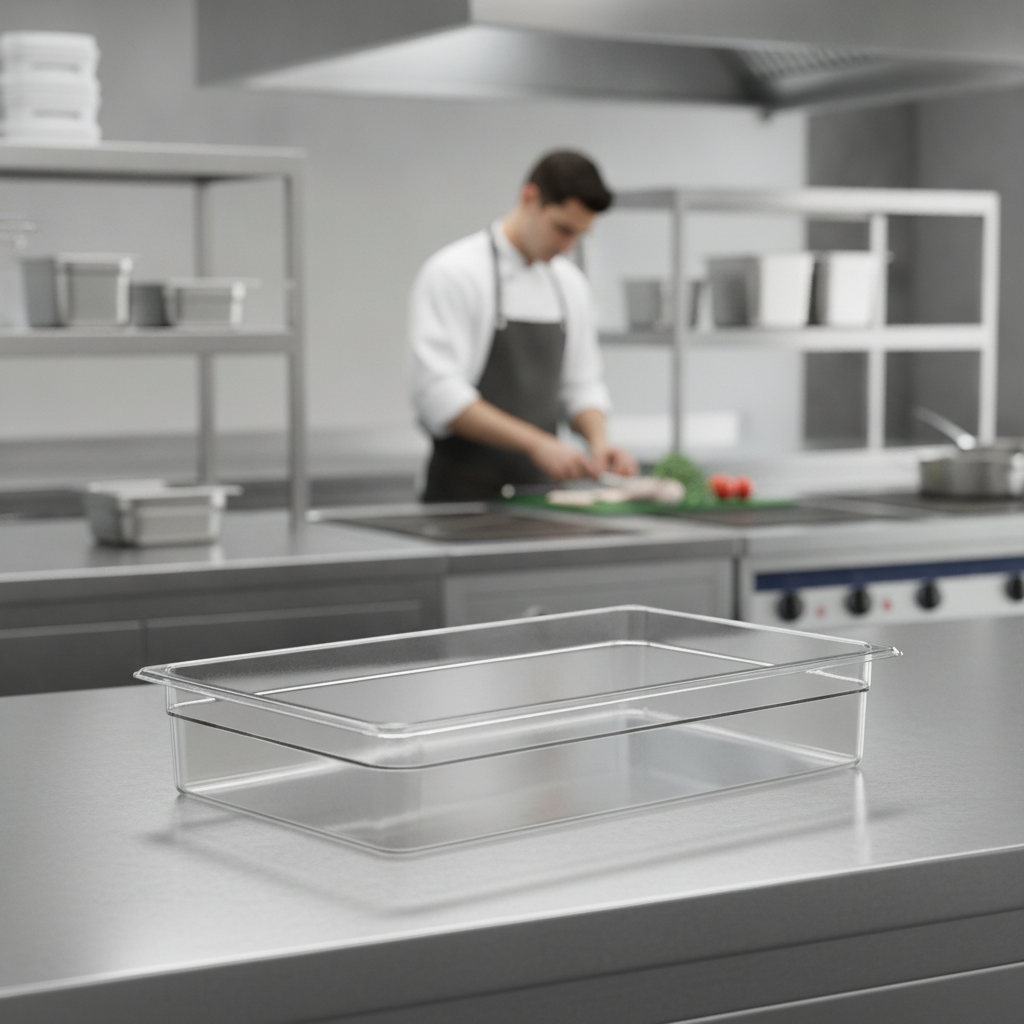 Copolymer Gastronorm Food Tray 1.5L for Food Storage & Service