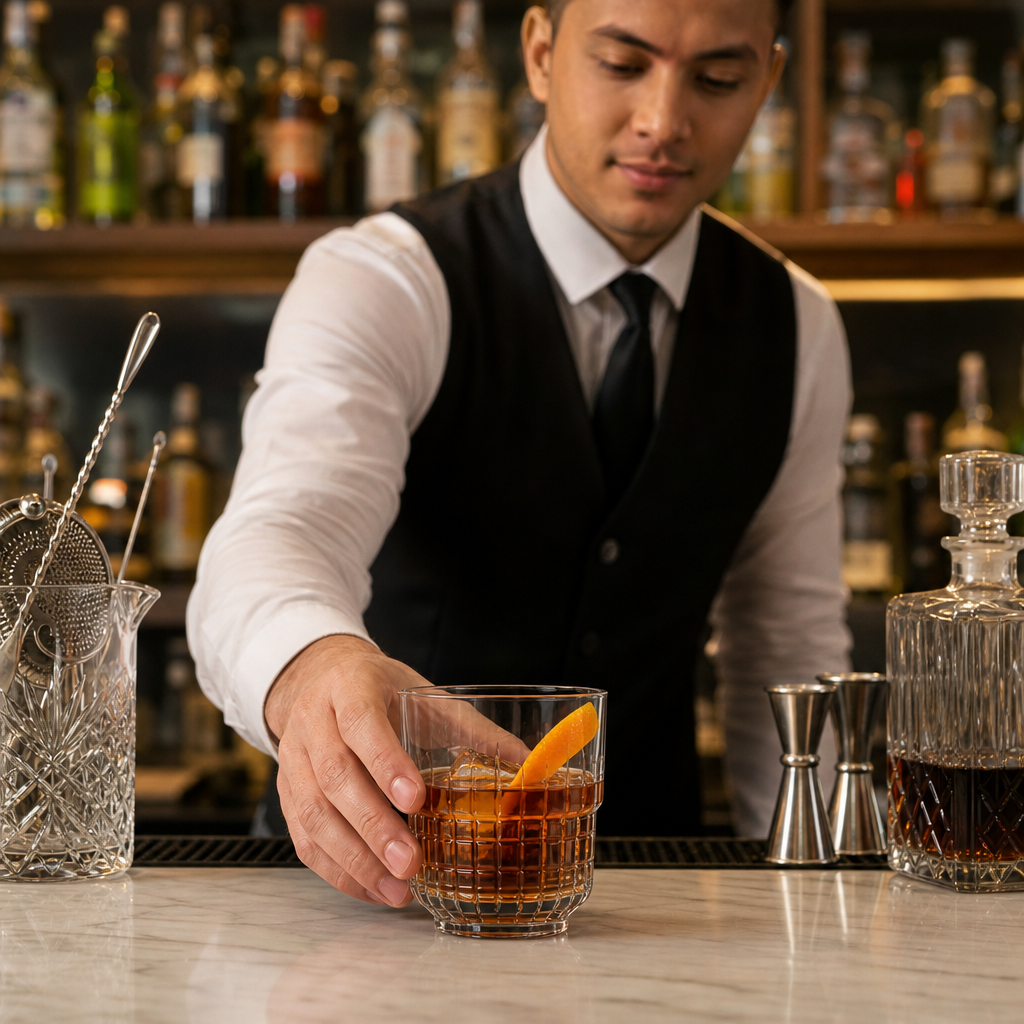 Glass Double Old Fashioned Tumblers 350ml for Bars & Restaurants (Pack of 12)