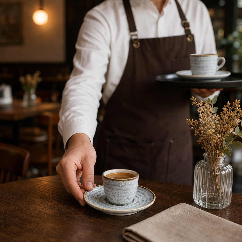 Espresso Saucers 118mm Porcelain for Vintage Table Settings (Pack of 12)