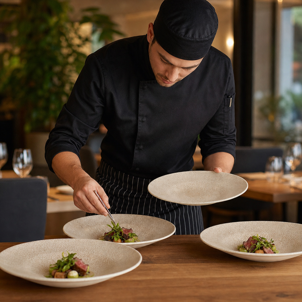 Deep Coupe Plates 280mm Porcelain for Restaurants & Cafés (Pack of 12)