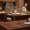 Chrome Two-Tier Stand 1/1 GN for Buffet Displays