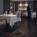 Stainless Steel Folding Bucket Stand 770mm for Wine Service