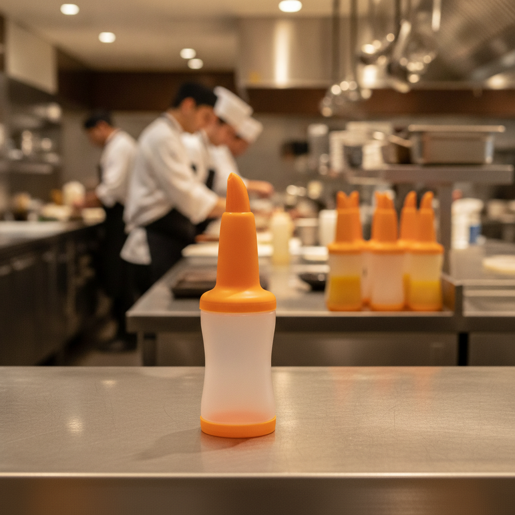 Durable Plastic Juice Pourer 1.08L for Busy Bars