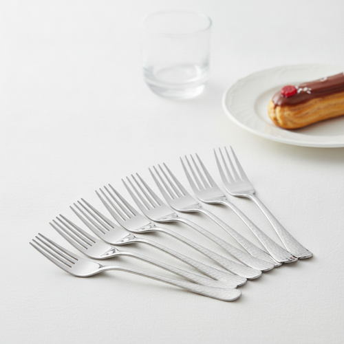 18/10 Stainless Steel Cake Fork 138(L)mm Isla for Delicate Pastries (Pack of 12)