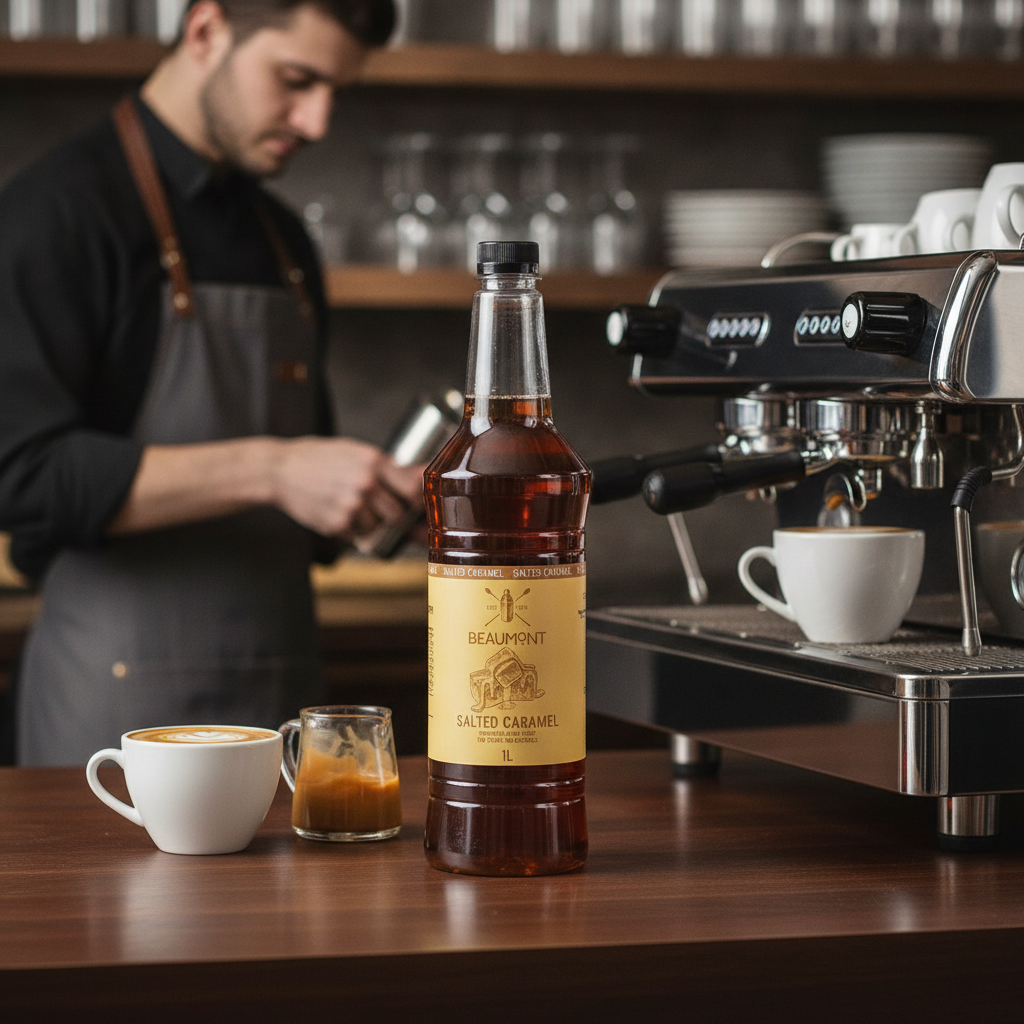 Salted Caramel Syrup 1L for Coffee and Cocktails