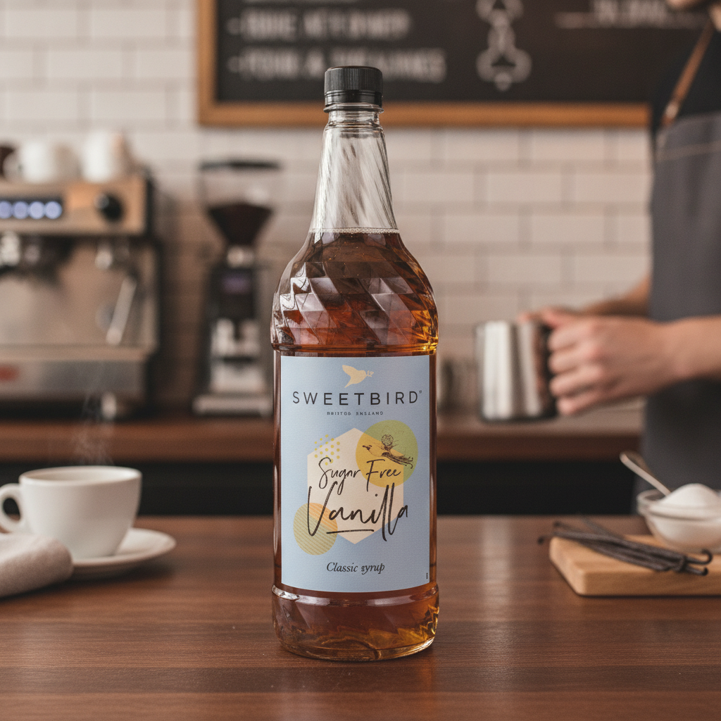 Sugar-Free Vanilla Syrup 1L for Coffee & Baking