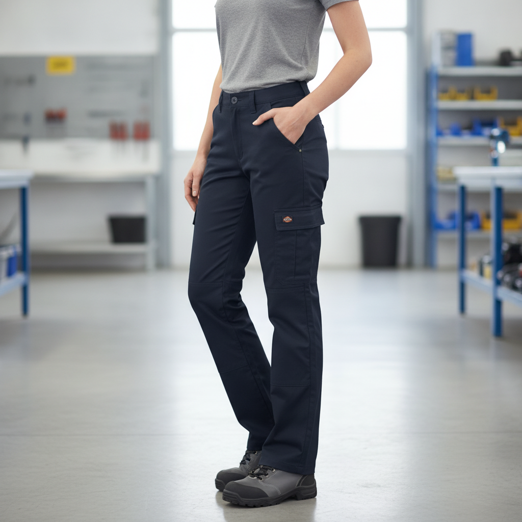 Polycotton Women's Flex Everyday Trousers for Workwear