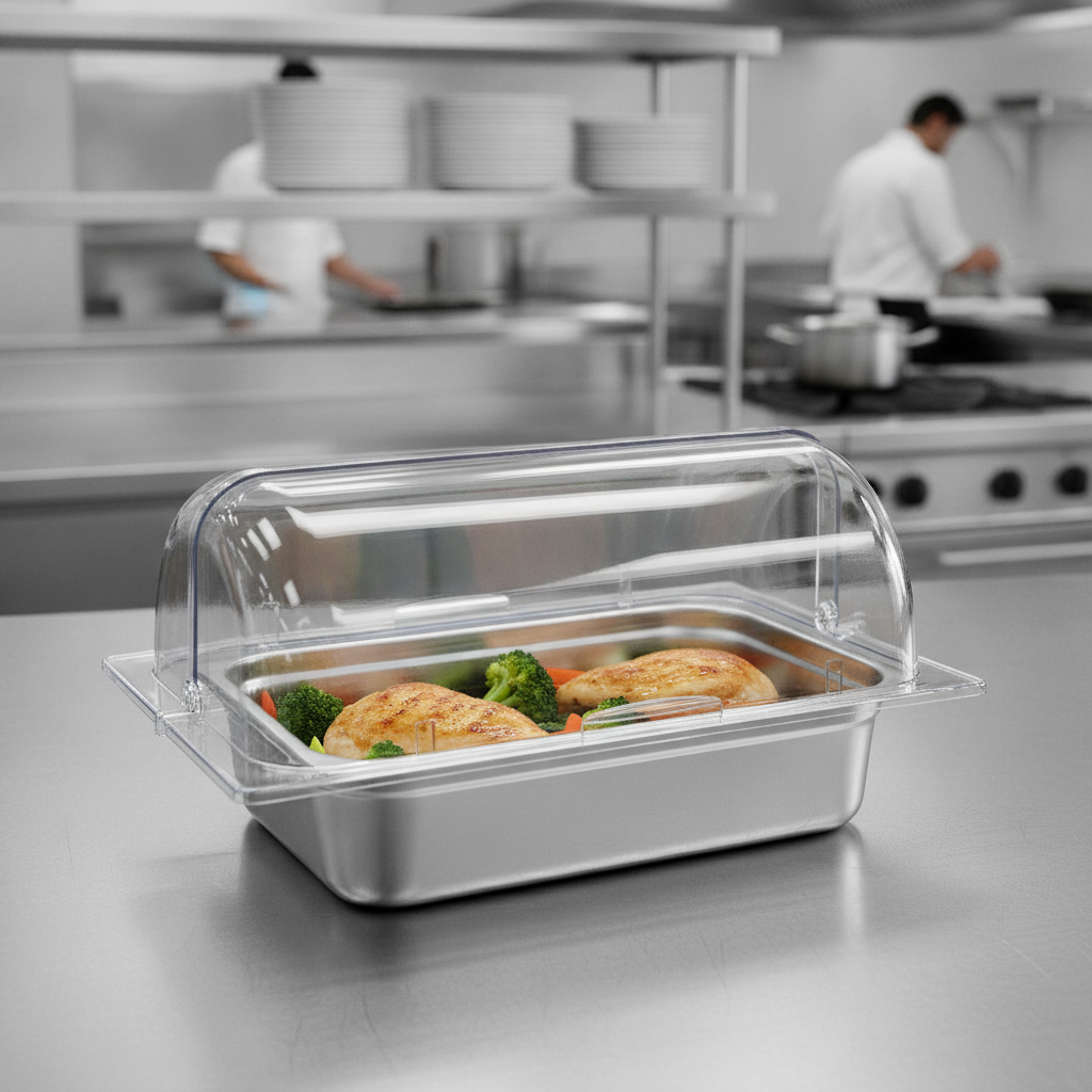 Polycarbonate Rolltop Cover for 1/1 Gastronorms