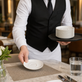 Saucers 117.5mm Vitrified Porcelain for Upscale Dining (Pack of 12)