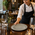 Coupe Plates Dove 270mm Vitrified Stoneware for Dining (Pack of 24)
