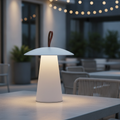 Aluminium Portable Table Lamp White for Indoor & Outdoor Use