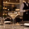 Lead-Free Crystal Coupe Glasses 370ml for Hotels & Restaurants (Pack of 6)