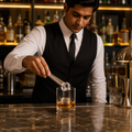 Crystal Glass Double Rocks Tumblers 395ml for Serving Spirits (Pack of 6)