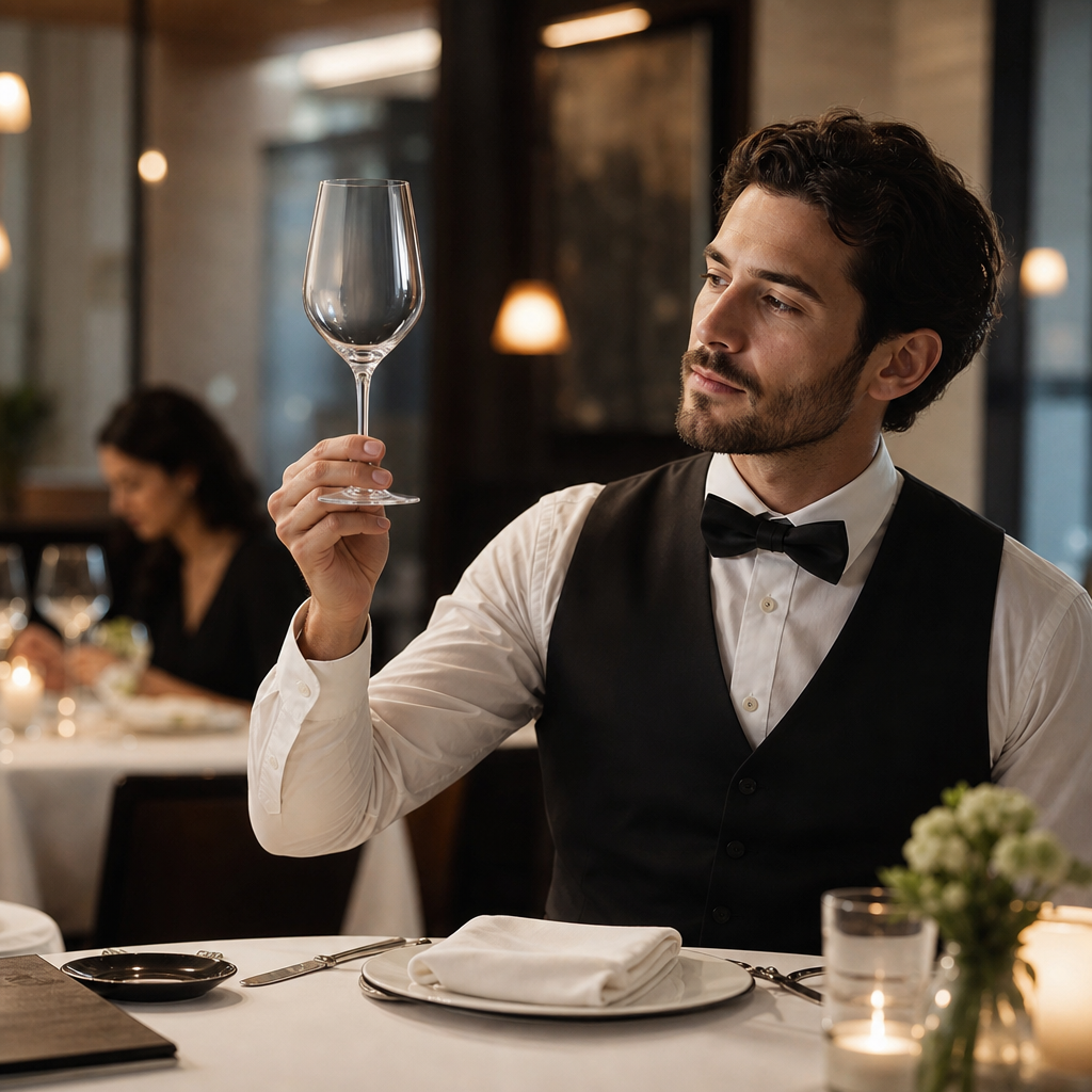 Glass Mineral Wine Glass 350ml for Fine Dining (Pack of 24)