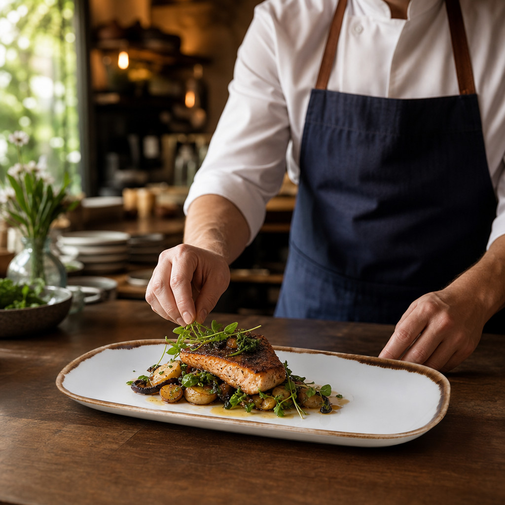 Oblong Chefs Plates Natural Porcelain for Farm-to-Table Dining (Pack of 12)