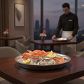 Stainless Steel Seafood Platter 318mm for Impressive Presentations