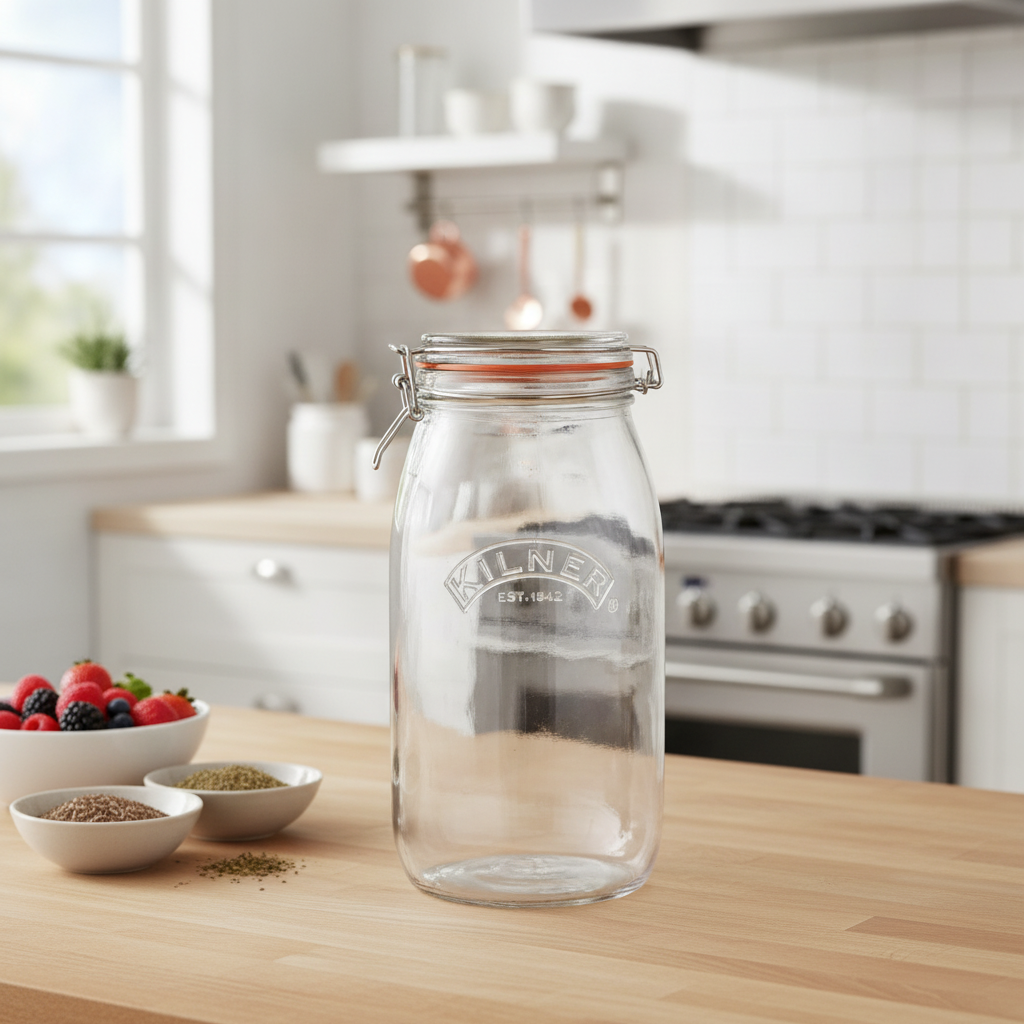 Glass Preserve Jar 3000ml for Home and Professional Kitchens