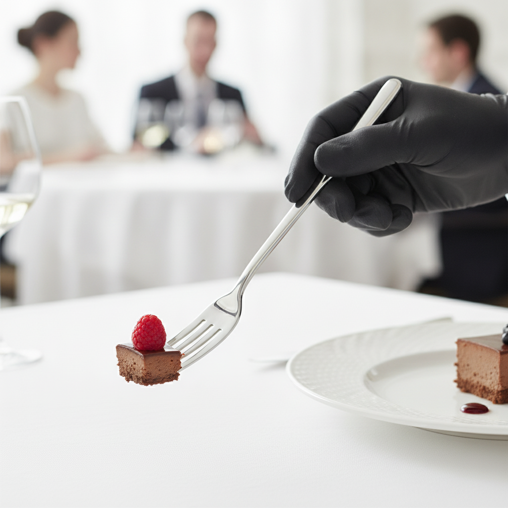 Stainless Steel Dessert Forks for Hospitality Settings (Pack of 12)