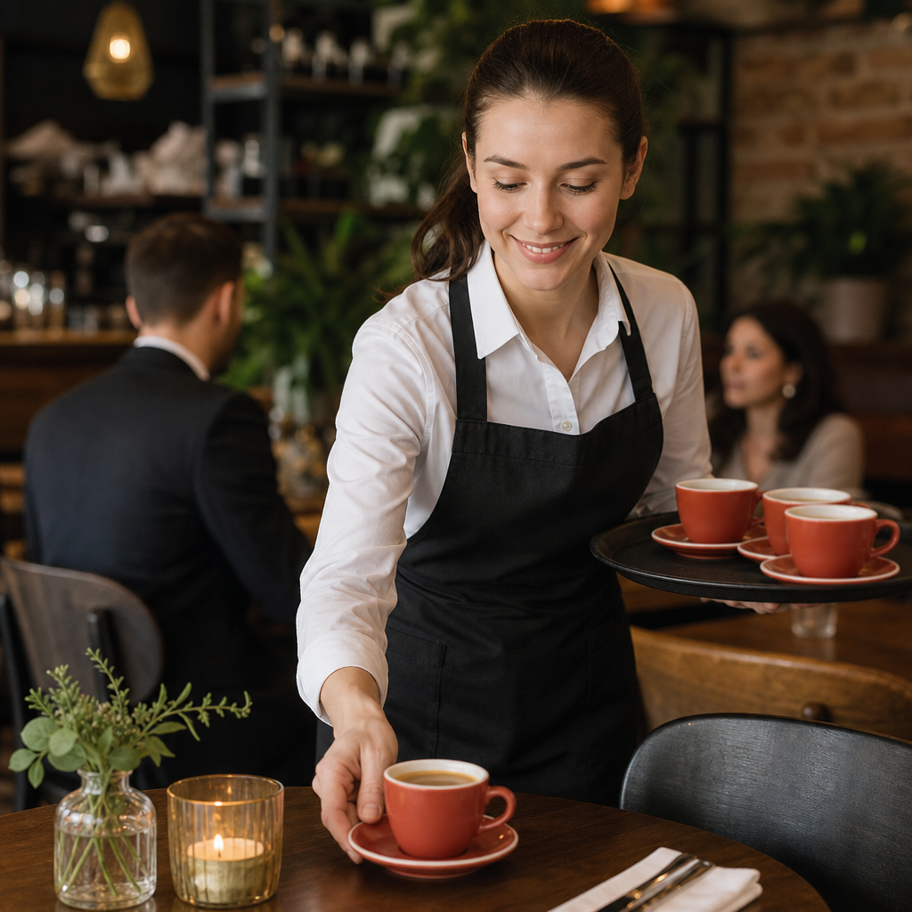 Tulip Cups Paprika 170ml Ceramic for Coffee Service (Pack of 12)