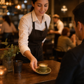 Olive Espresso Saucers Vitrified Porcelain for Cafés & Restaurants (Pack of 12)