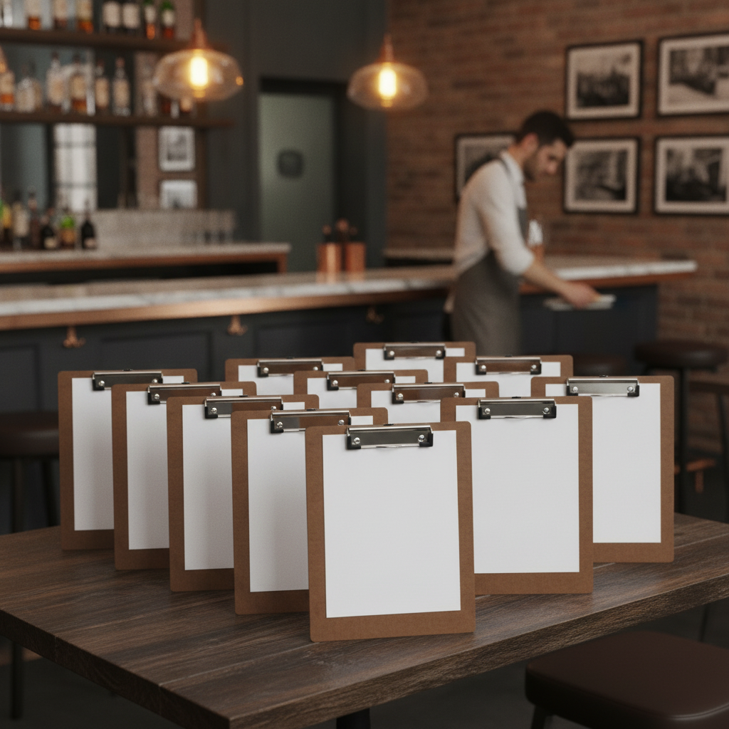 Wooden A5 Clipboards for Gastro Pubs (Pack of 10)