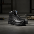 Leather Waterproof Safety Boots with Fibreglass Toe Cap for Professionals