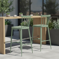 Aluminium Green High Stools 1080mm for Indoor & Outdoor Use (Pack of 2)