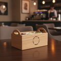 Oak Table Caddy 230mm for Cafés & Gastropubs