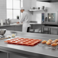 Silicone Non-Stick Mini Madeleine Mould for Bakeries (20 Cup)