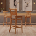 Rubber Wood Bar Chair 1010x410mm for Hospitality Settings