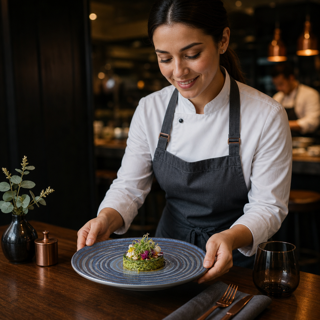 Dinner Plates & Blue 220mm Black Melamine for Restaurants & Catering