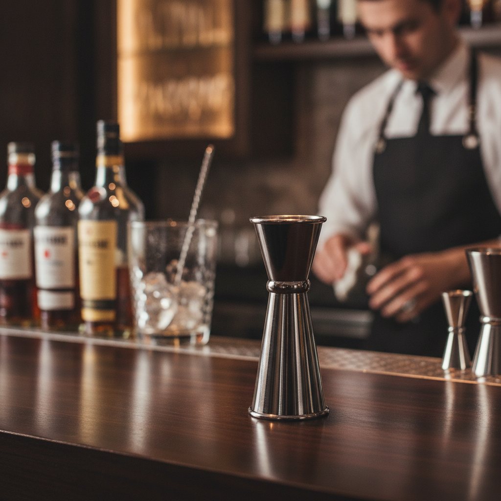 Stainless Steel Jigger 50ml for Modern Cocktail Bars