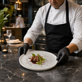 Walled Plates 220mm Porcelain for Food Presentation (Pack of 6)