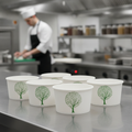 Paperboard Soup Containers 340ml for Food Service (Pack of 500)