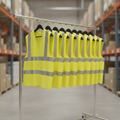 Polyester Hi Vis Waistcoat Yellow for Team Safety (Pack of 10)