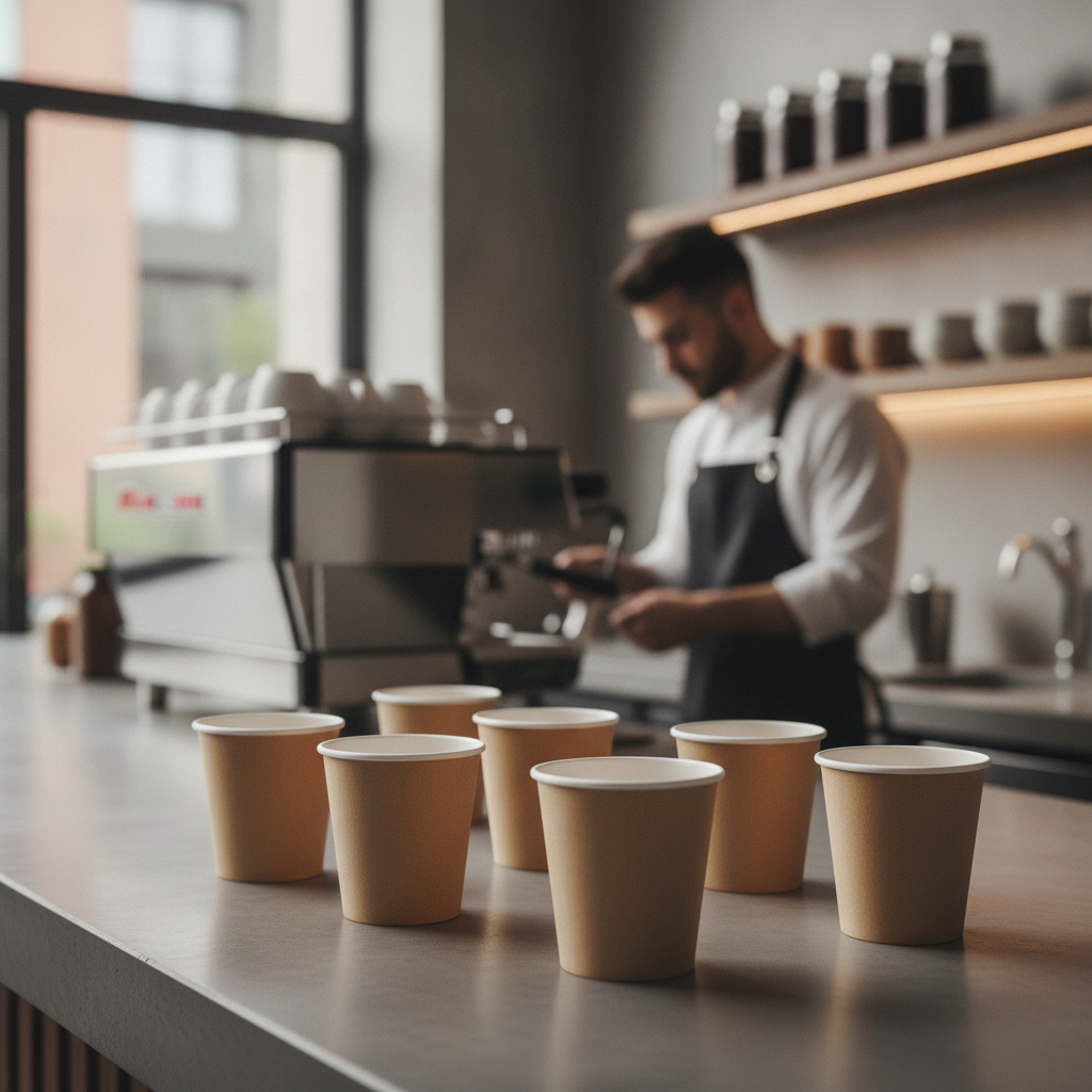 Cardboard Espresso Cups 114ml for Coffee Service (Pack of 1000)