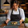 Square Platter 270mm Porcelain for Casual Cafés & Restaurants (Pack of 6)