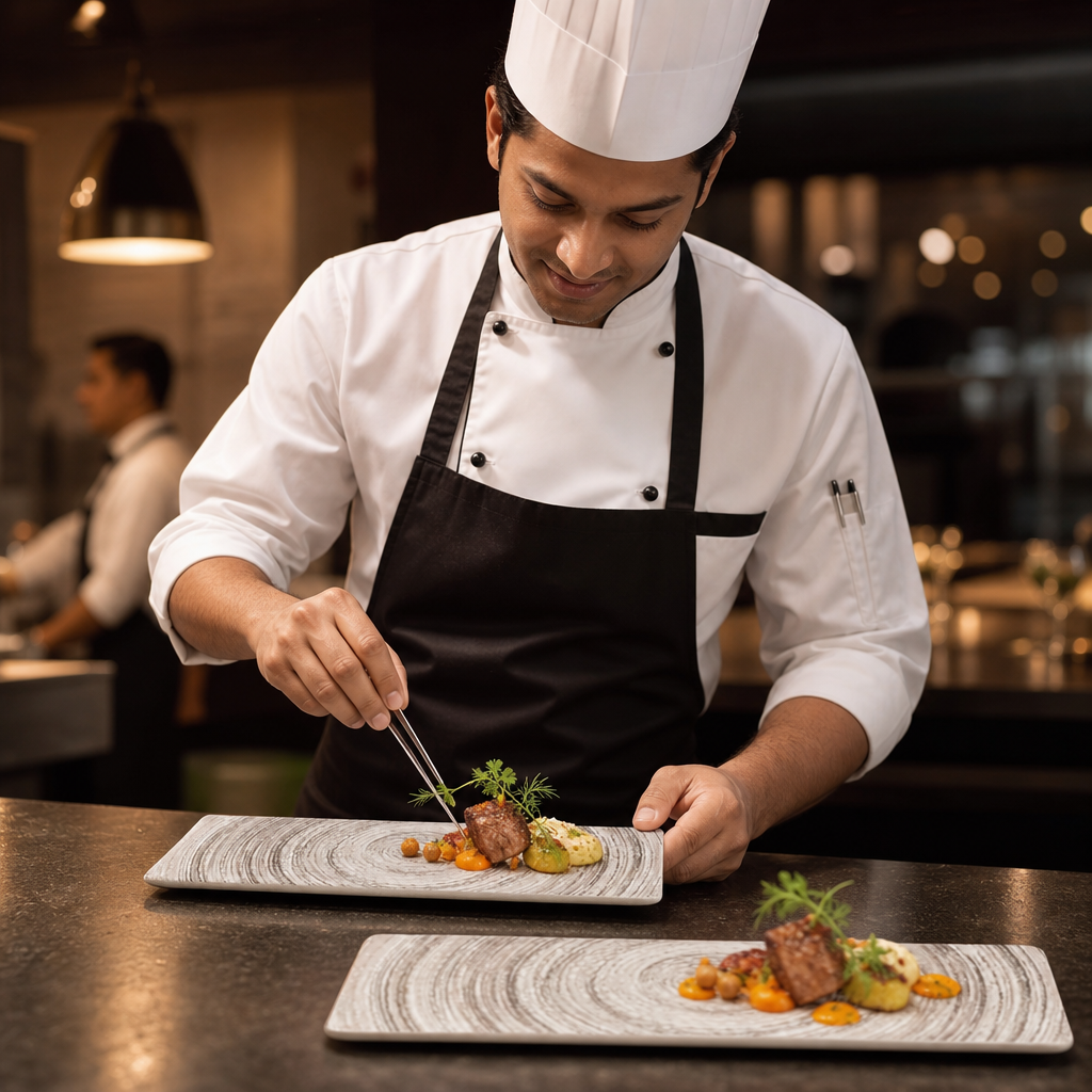 Oblong Plates x 250 90mm Vitrified Ceramic for Dining (Pack of 6)