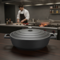 Cast Aluminium Casserole Dish 4L for Versatile Cooking