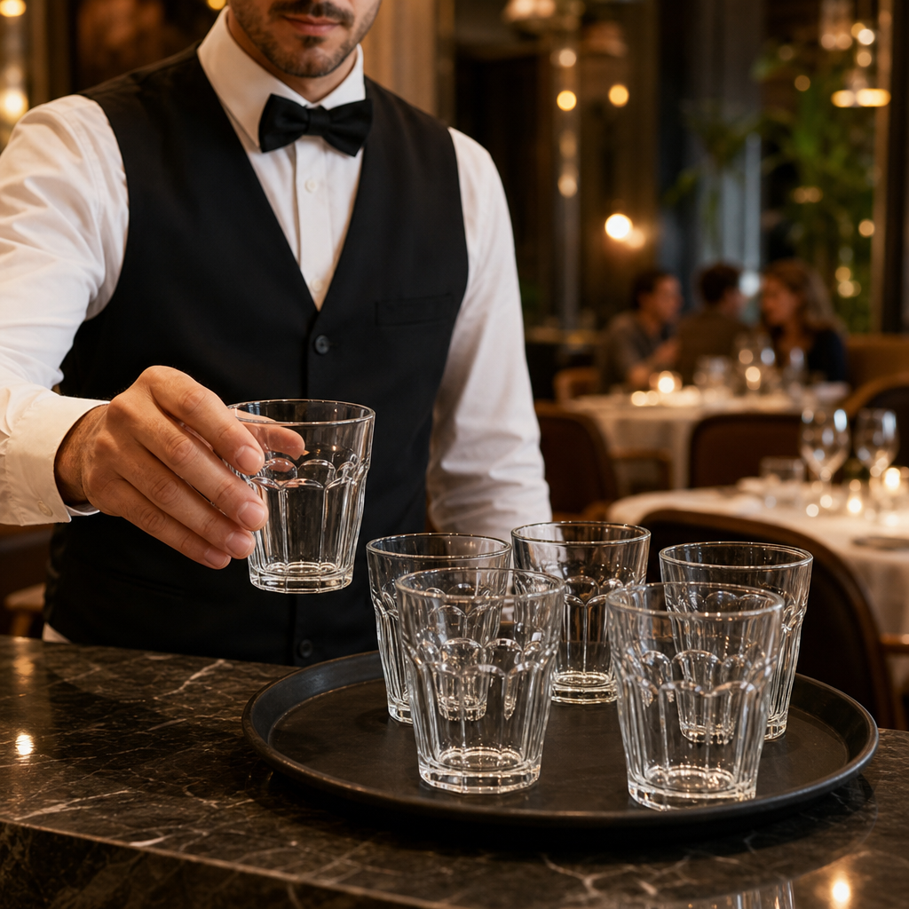 Toughened Glass Tumblers 310ml for Bars & Restaurants (Pack of 6)