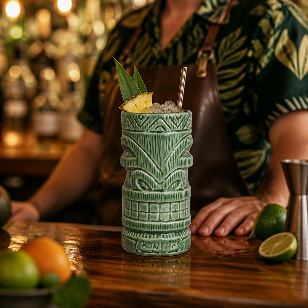Ceramic Tiki Mug 630ml for Themed Parties