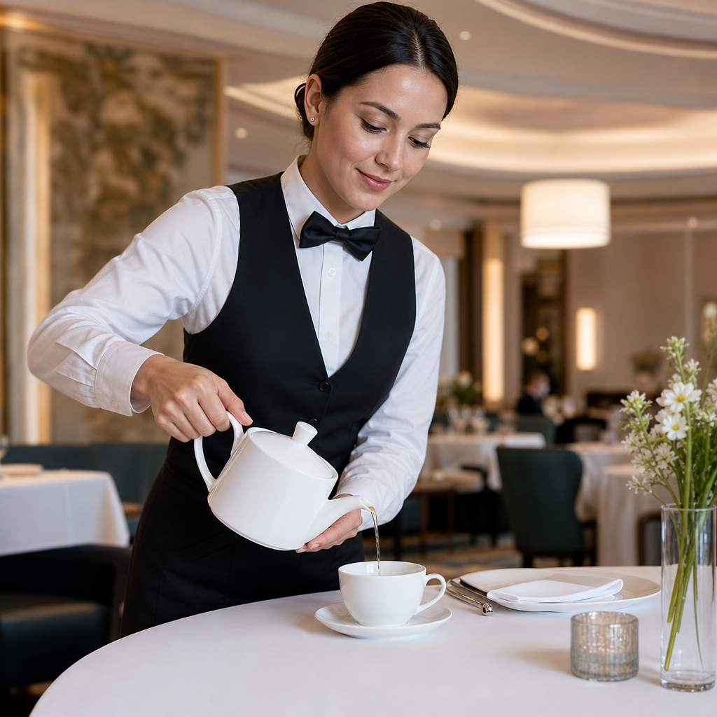 Alumina Vitrified Ceramic Teapot 412ml for Fine Dining (Pack of 6)