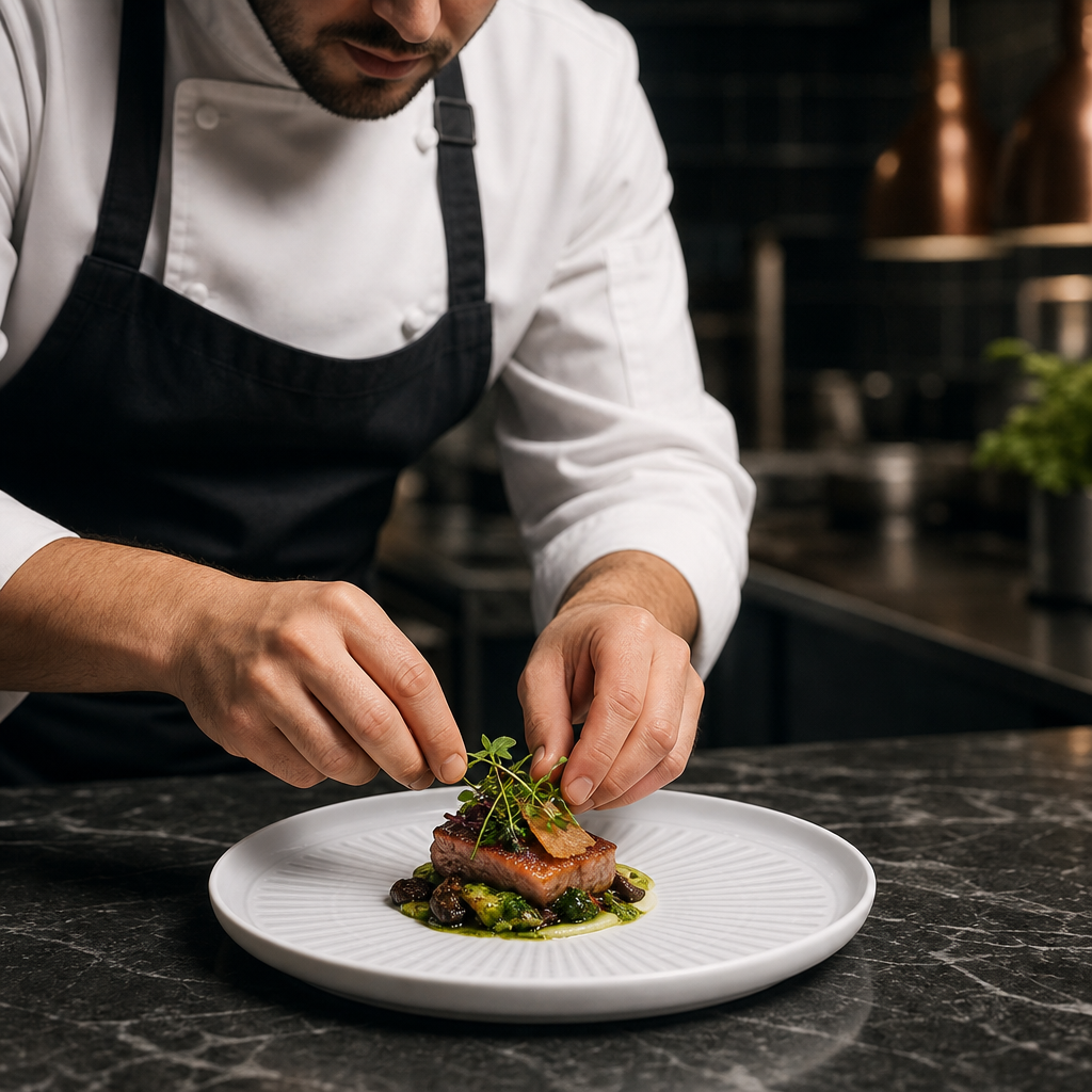 Walled Plates 210mm Grey Vitrified Ceramic for Culinary Presentation (Pack of 6)