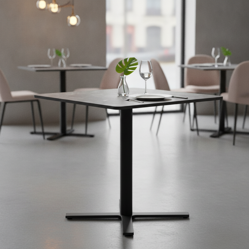 Laminate Marble Table Top 790mm for Hospitality Settings