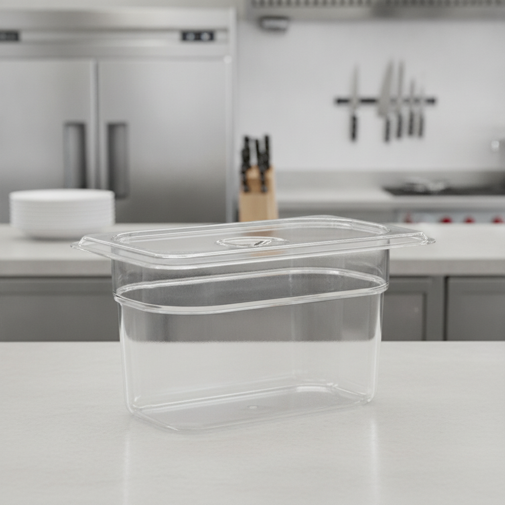 Copolymer Gastronorm Food Tray 850ml for Food Storage