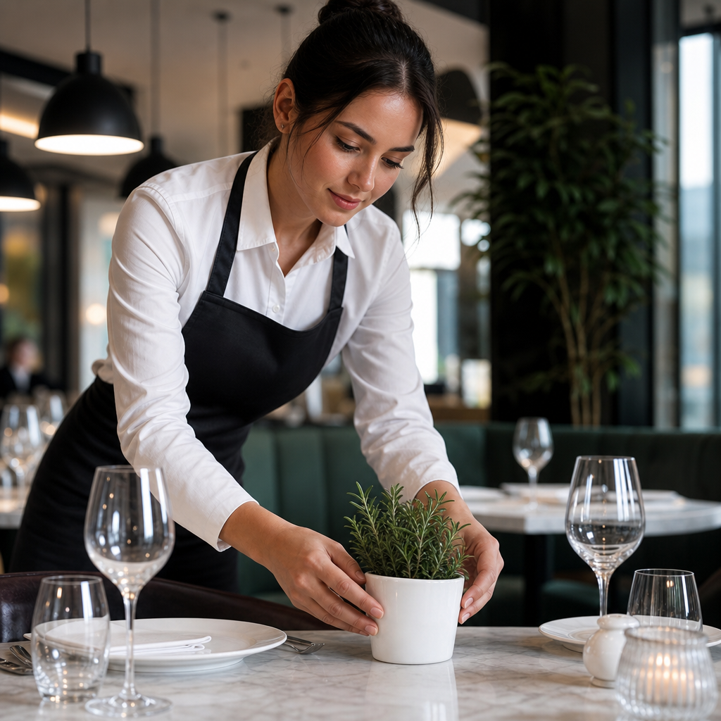 Tilt Pots 88mm Porcelain for Casual Dining (Pack of 12)