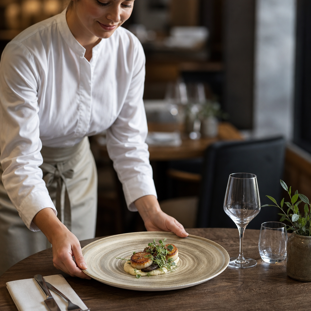 Walled Plates 260mm Porcelain for Stylish Dining (Pack of 6)